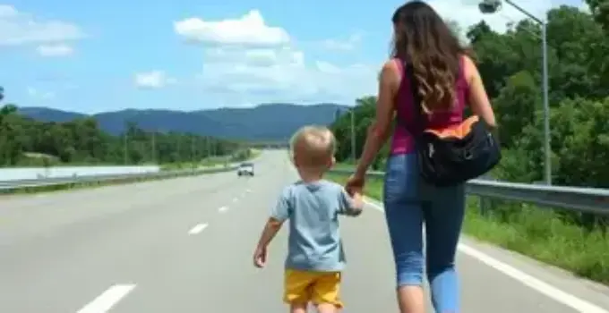 criança encontrada em rodovia MG
