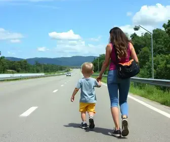 criança encontrada em rodovia MG
